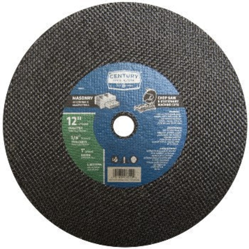 Century Drill & Tool 08512 Type 1A Masonry Abrasive Saw Blade ~ 1/8