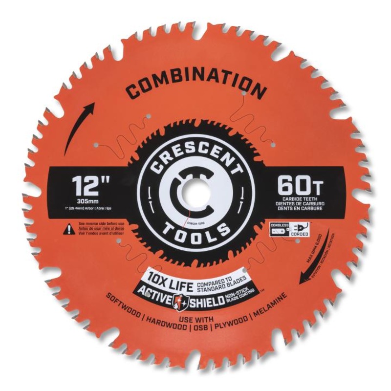 Crescent 12 x 60-Tooth Combination Circular Saw Blade