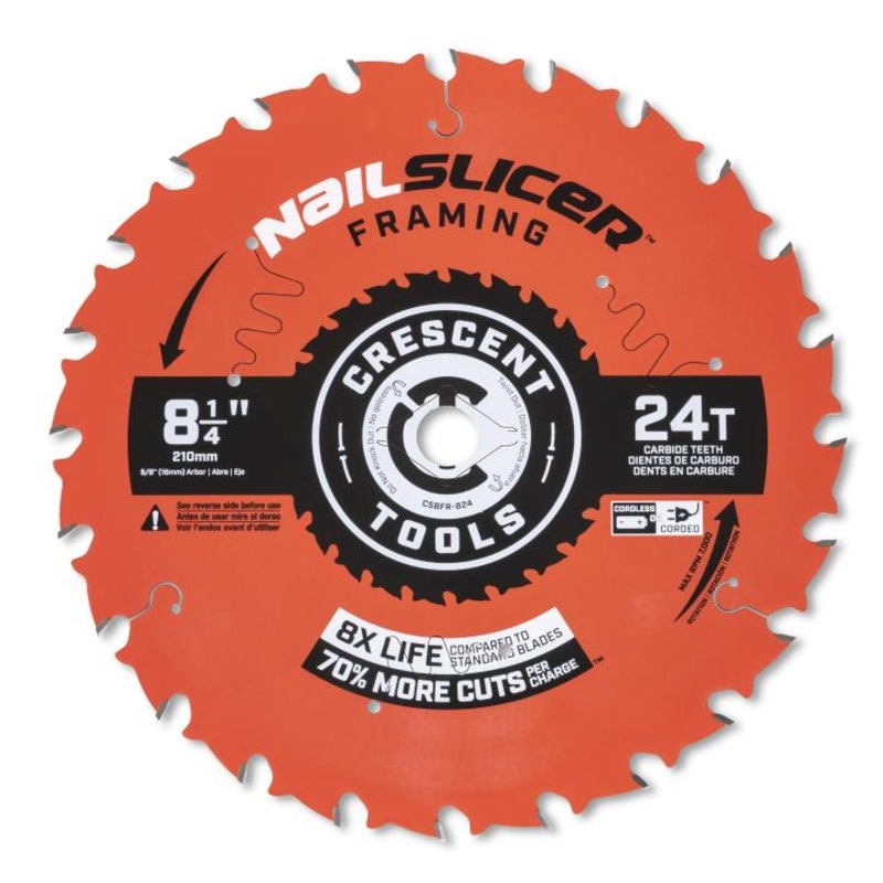 Crescent 8-1/4 x 24-Tooth NailSlicer Framing Circular Saw Blade