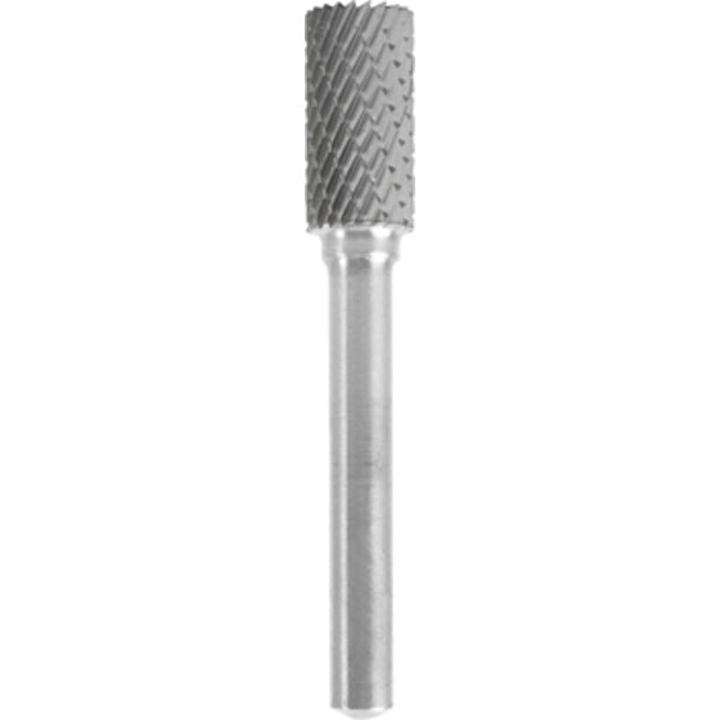 TC ROTARY BURR 10MM CYL CW FRONT CUT FOR HARD METALS
