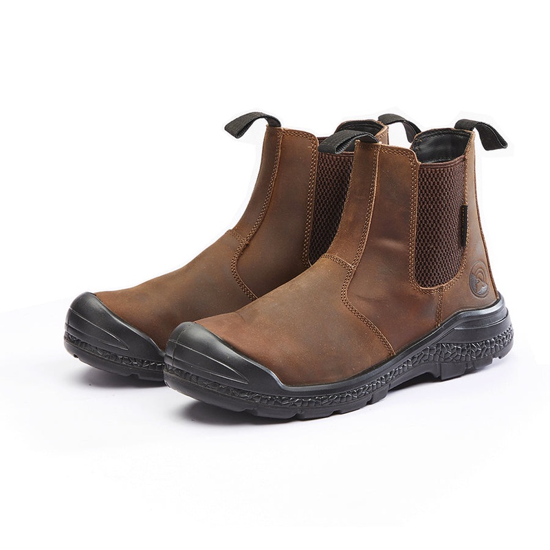 DROMEX BOOT SAFETY CHELSEA BROWN [09]  DFCHELSEA-BR-9