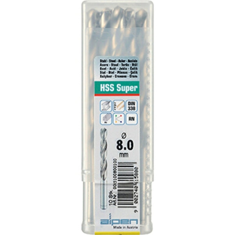ALPEN Hss Super Drill Bit 9Mm Bulk – ALP95109